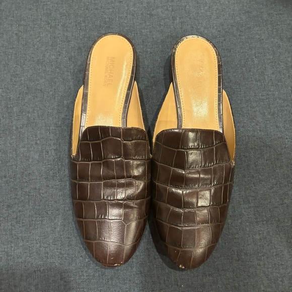 Michael Kors Croc Mule Loafers - Picture 2 of 6
